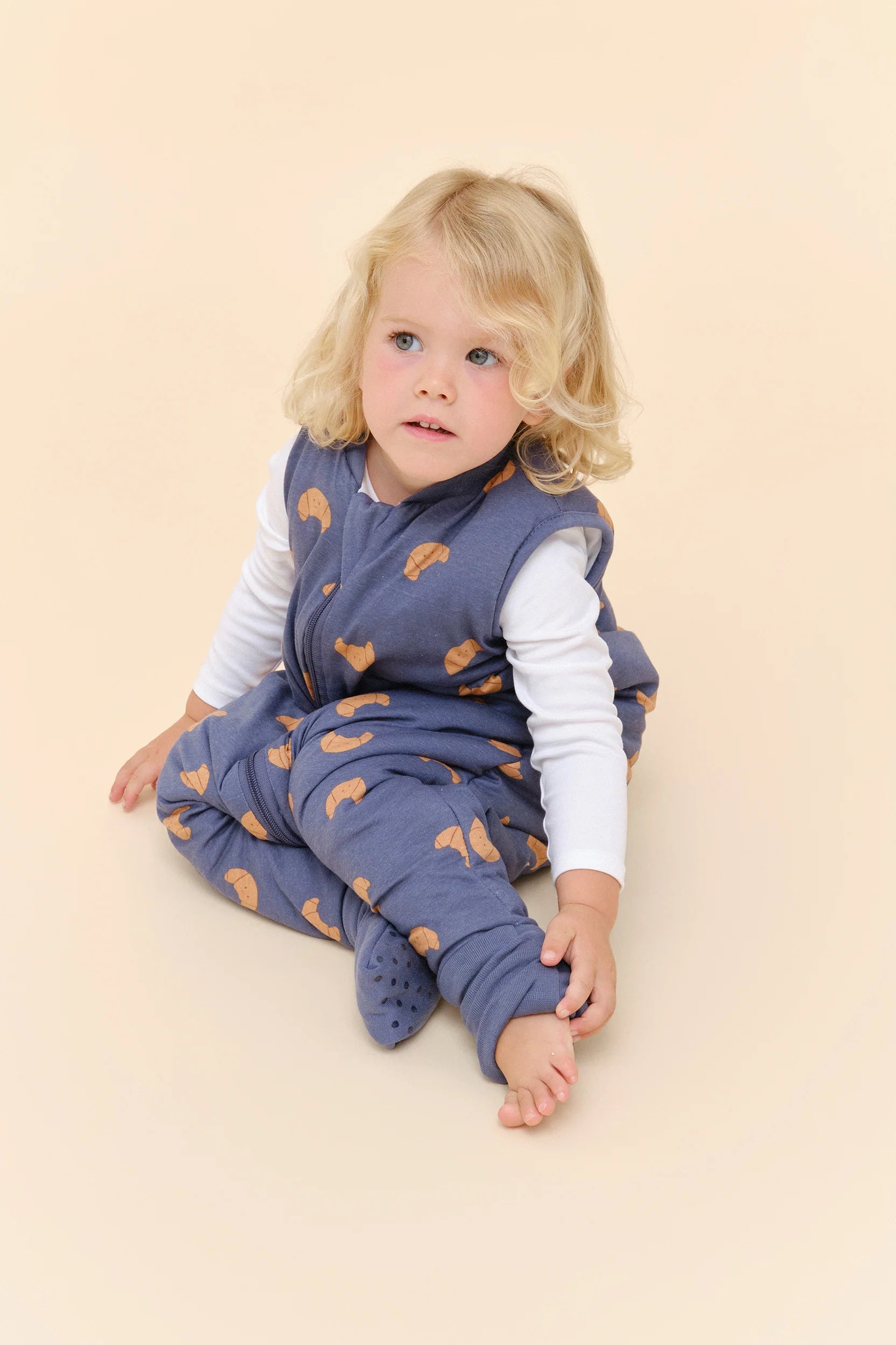 MolisandCo TOG 2.5 Saco de dormir com pés [Croissants] * por encomenda