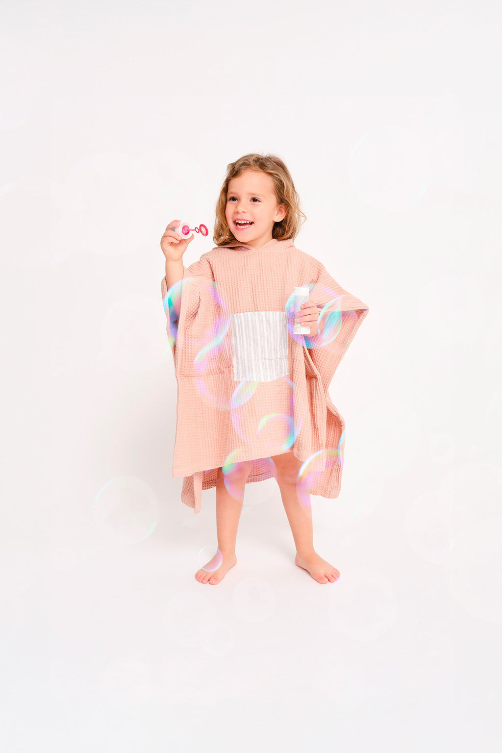 MolisandCo Poncho de banho Stripes