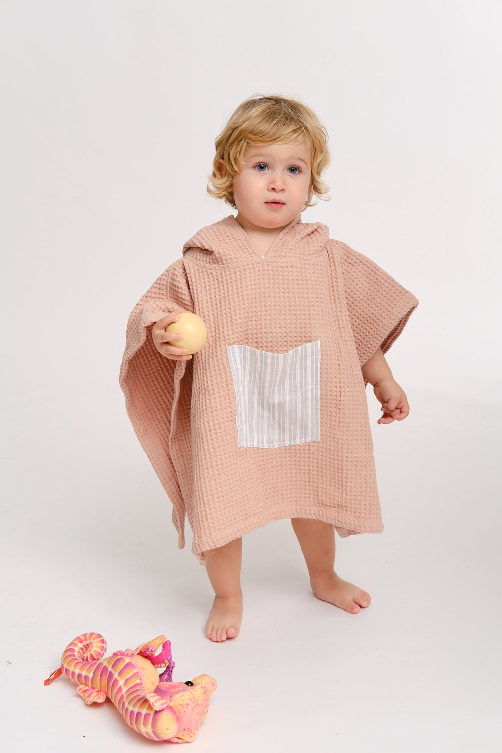 MolisandCo Poncho de banho Stripes