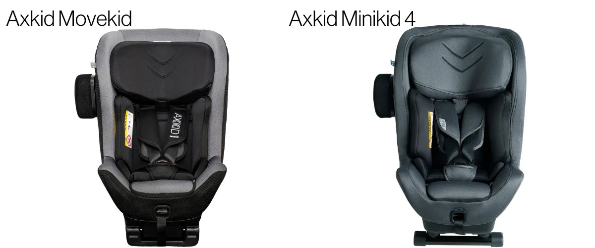 Comparação entre as cadeiras Axkid MoveKID e Axkid Minikid 4.