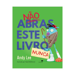 Capa do livro não abras este livro nunca andy lee
