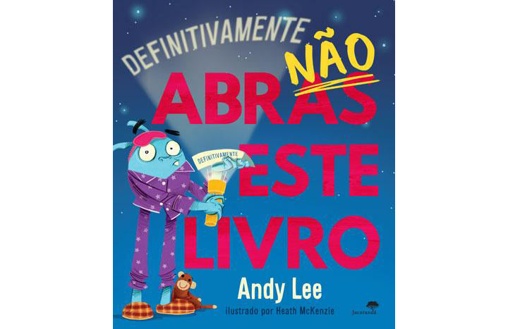 Capa do livro não abras este livro de andy lee