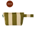 MolisandCo Necessaire Khaki & Cream Stripes