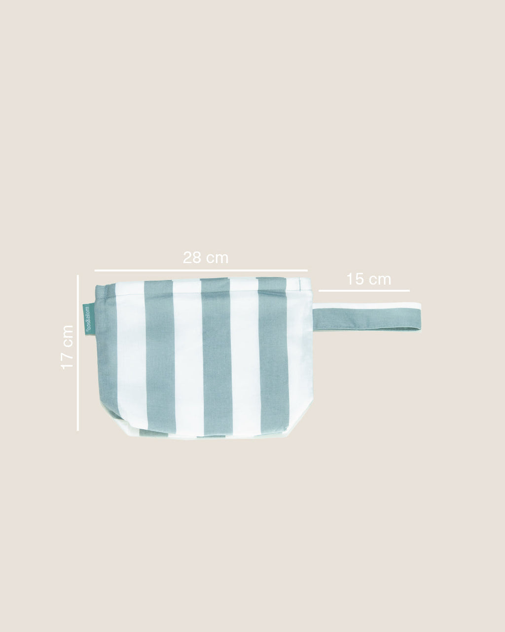 MolisandCo Necessaire Popcorn Stripes
