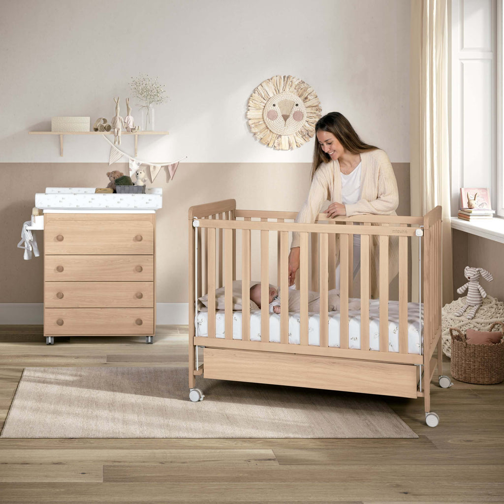 Micuna Trio (Cuna + Cómoda + Kit Colecho) [Madera]