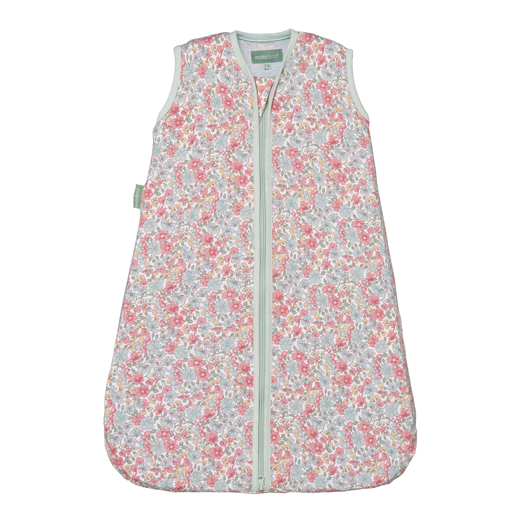 MolisandCo saco de dormir sem pés TOG 0.5 Summer Bloom