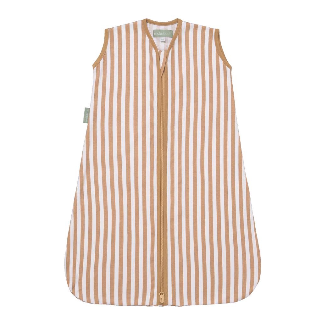 MolisandCo saco de dormir sem pés TOG 0.5 Sand Stripes