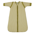MolisandCo TOG 1.0 Saco de dormir sem pés e com mangas  Olive Green Stripes * por encomenda