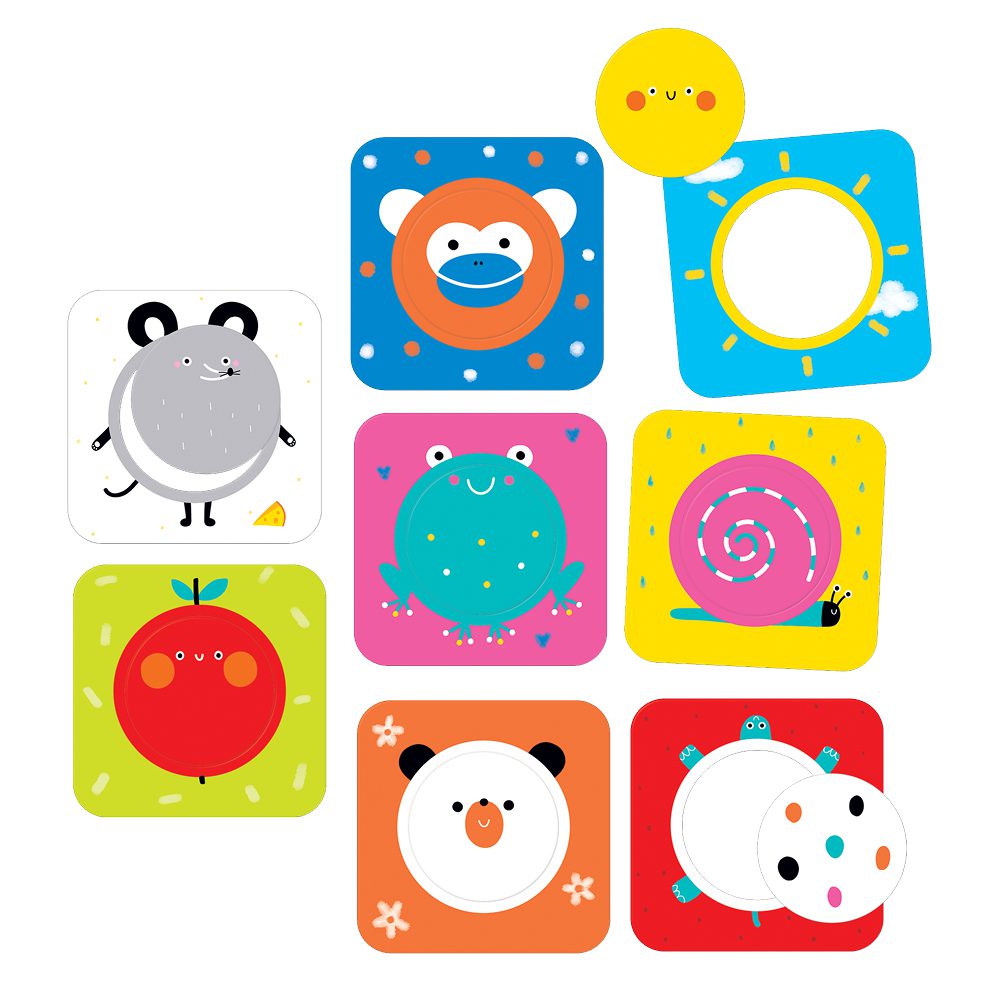 Banana Panda Travel Games on-the-go puzzles Circles