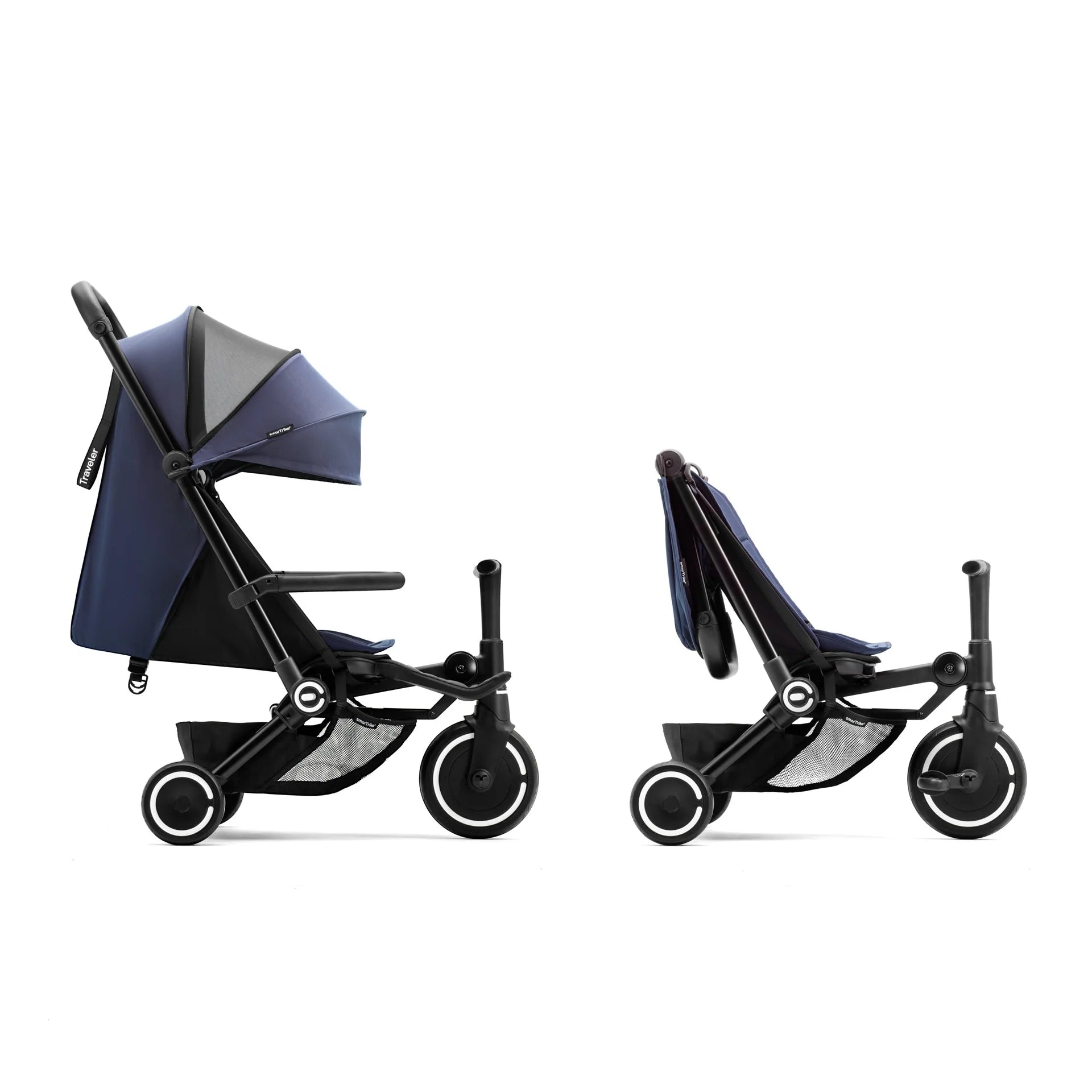 SMARTRIKE TRAVELER Compact stroller with tricycle - up to 22kg