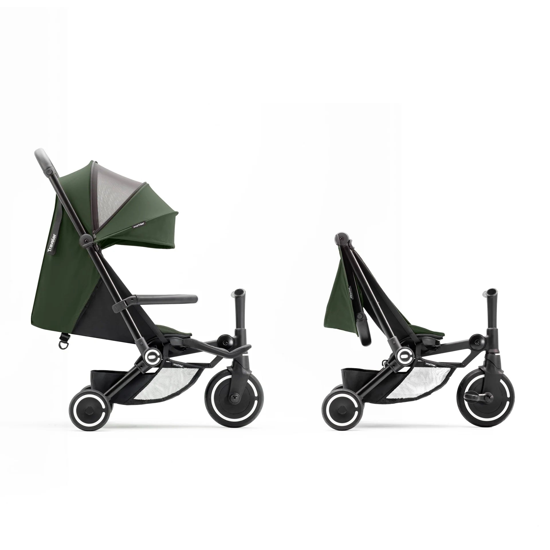 SMARTRIKE TRAVELER Compact stroller with tricycle - up to 22kg