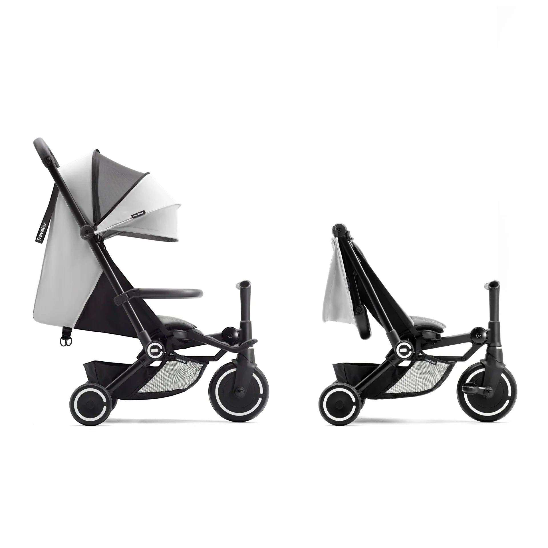 SMARTRIKE TRAVELER Compact stroller with tricycle - up to 22kg