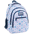 Mochila escolar BackUP O 74 Buldogues Franceses, vista frontal