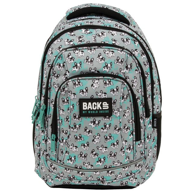 Vista lateral da mochila BackUP A 08 Buldogue