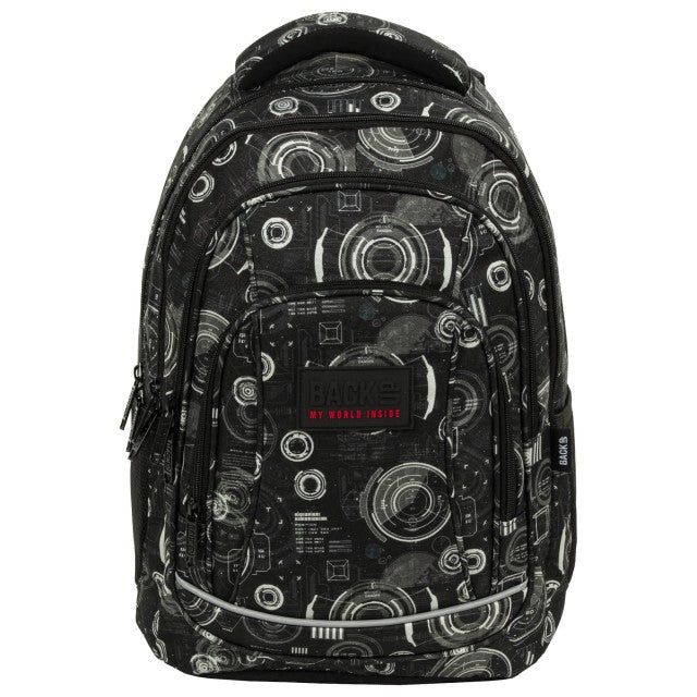 Vista lateral da mochila BackUP A 39 Radar