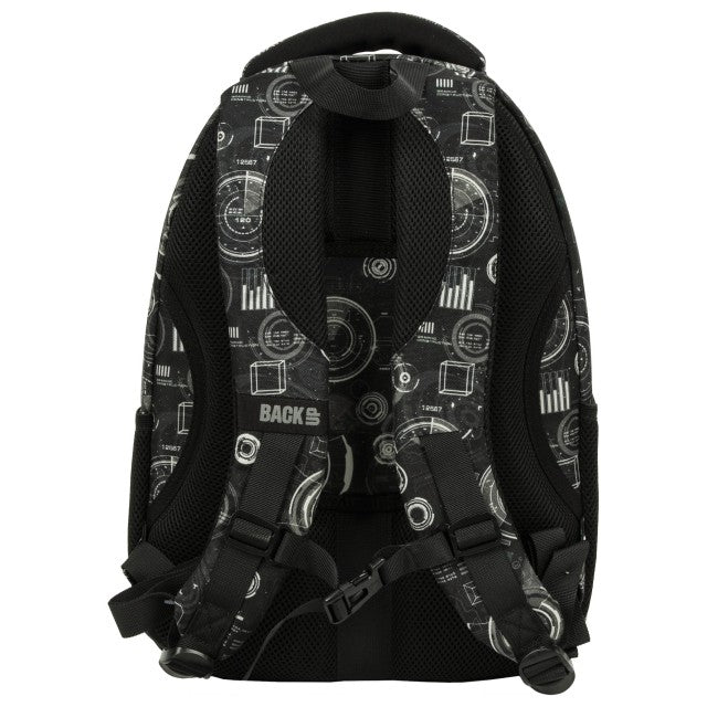 Interior e compartimentos da mochila BackUP A 39
