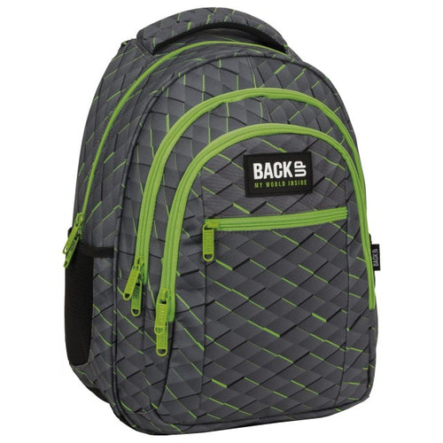 Mochila escolar BackUP O 53 Pixel, vista frontal