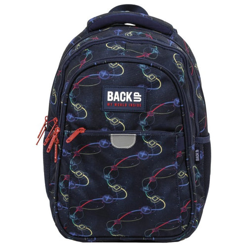 Vista lateral da mochila BackUP P 44 Consola
