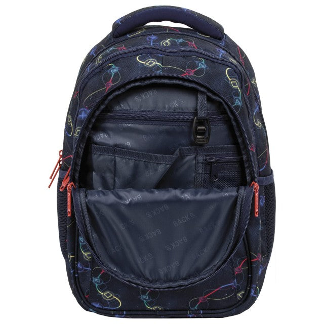 Bolso frontal com fecho vermelho da mochila BackUP P 44