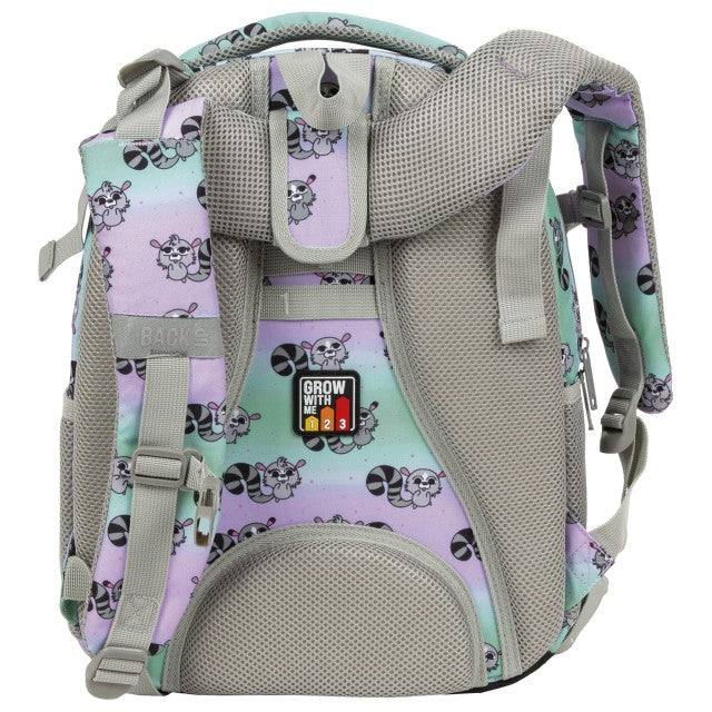 Bolso frontal organizador aberto