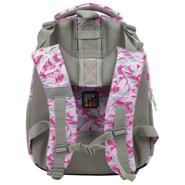 Bolso frontal organizador aberto