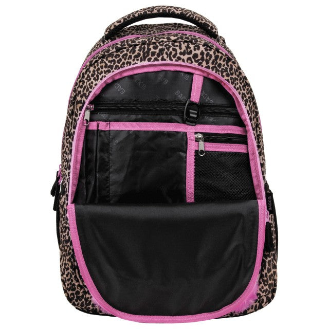 Bolso frontal organizador aberto