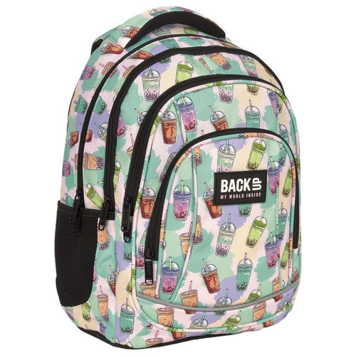 Mochila escolar BackUP A 25 Bubble Tea, vista frontal