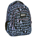 Mochila escolar BackUP O 08 Holo Inscriptions, vista frontal