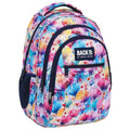 Mochila escolar BackUP O 09 Summer Flowers, vista frontal