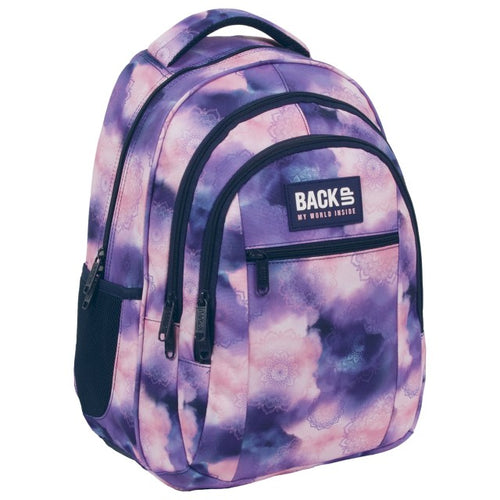 Mochila escolar BackUP O 13 Mandalas, vista frontal