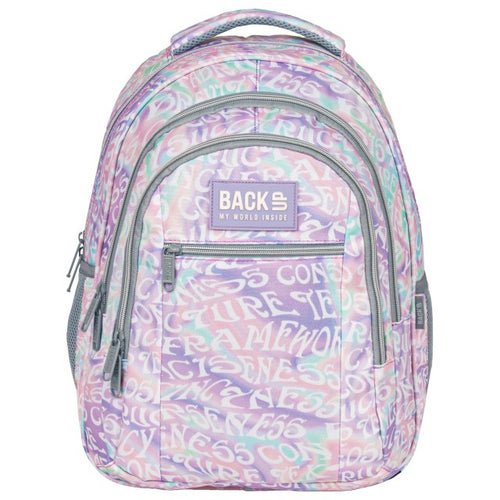 Mochila BackUP O 18 vista lateral com bolso para cantil