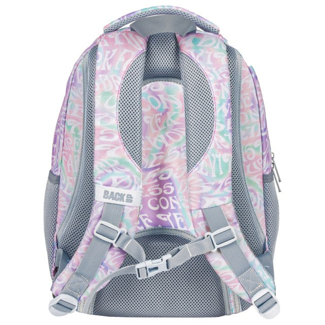 Interior da mochila BackUP O 18 com bolsos para portátil e tablet