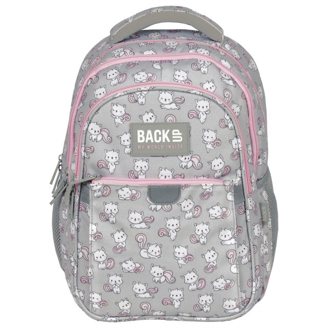 Mochila BackUP P 26 vista lateral com bolso para cantil