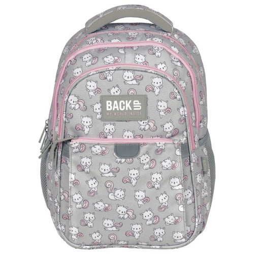 Mochila BackUP P 26 vista lateral com bolso para cantil