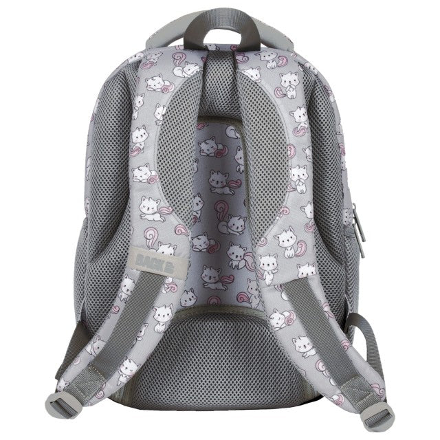 Interior da mochila BackUP P 26 com as divisórias do primeiro compartimento