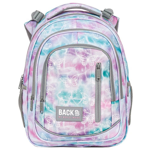 Mochila BackUP R 10 vista lateral com bolso para cantil