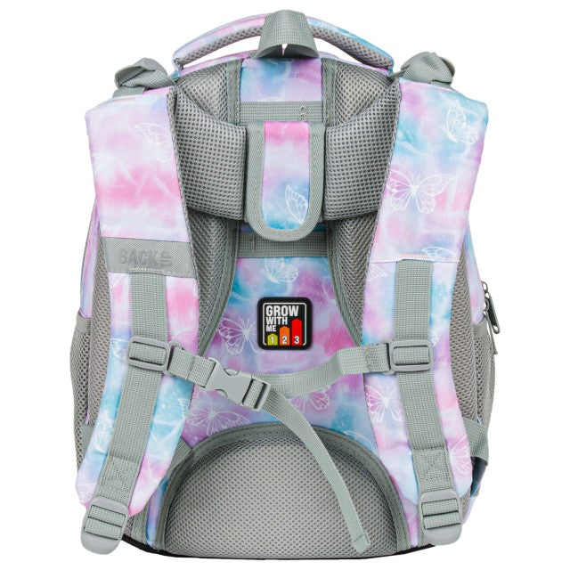 Interior da mochila BackUP R 10 com bolsos para portátil e tablet