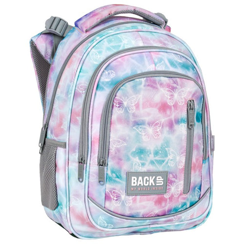 Mochila escolar BackUP R 10 Pastel Magic, vista frontal