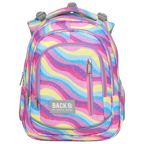 Mochila BackUP R 21 vista lateral com bolso para cantil