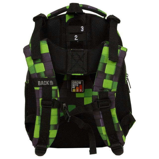 Interior da mochila BackUP R 52 com bolsos para portátil e tablet