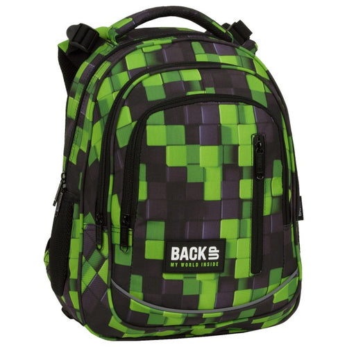 Mochila escolar BackUP R 52 Metasphere, vista frontal