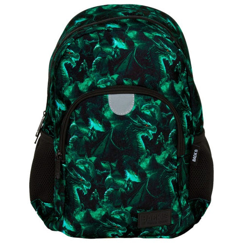 Mochila BackUP T 51 vista lateral com bolso para cantil