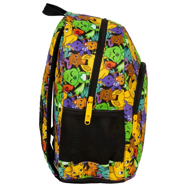 Mochila BackUP Space Animals Pequena, costas almofadadas com alças e correia peitoral