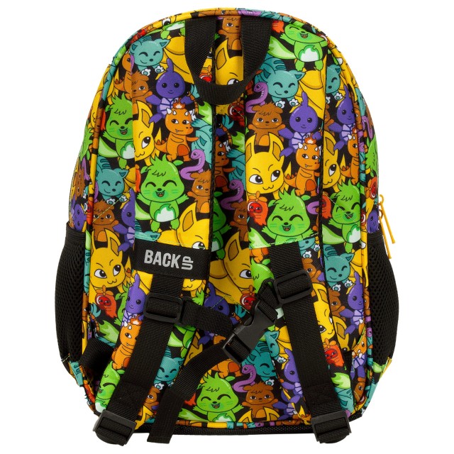 Mochila BackUP Space Animals Pequena, interior com os dois compartimentos