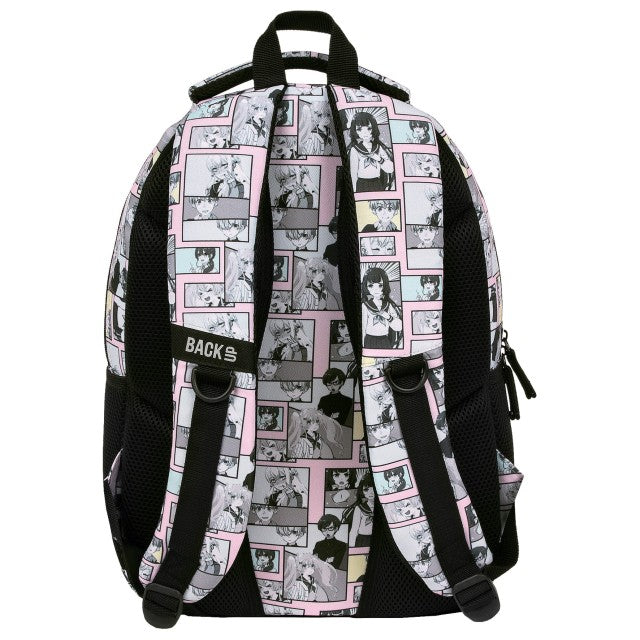 Interior da mochila BackUP X 02 com bolsos para portátil e tablet