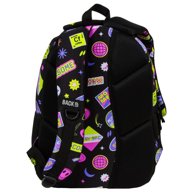 Interior do compartimento principal com bolso para portátil