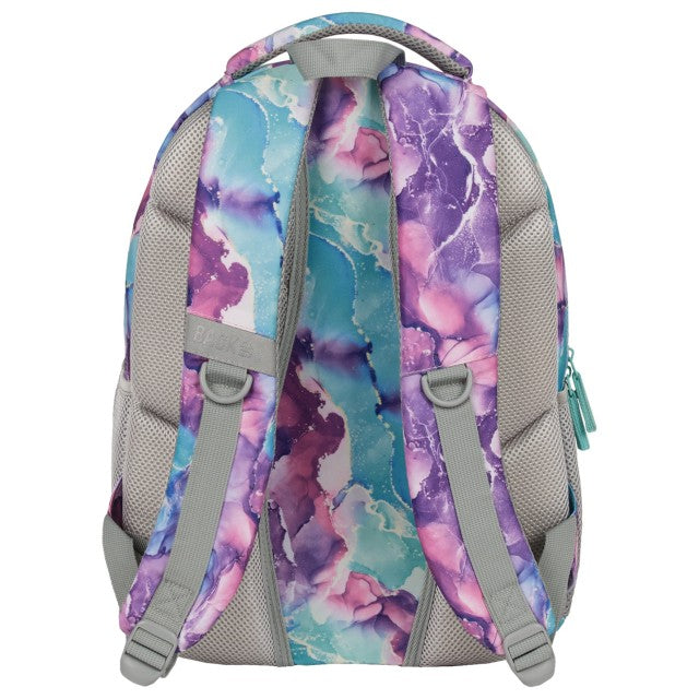 Costas ergonómicas e alças ajustáveis da mochila