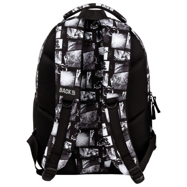 Interior da mochila BackUP X 41 com bolsos para portátil e tablet