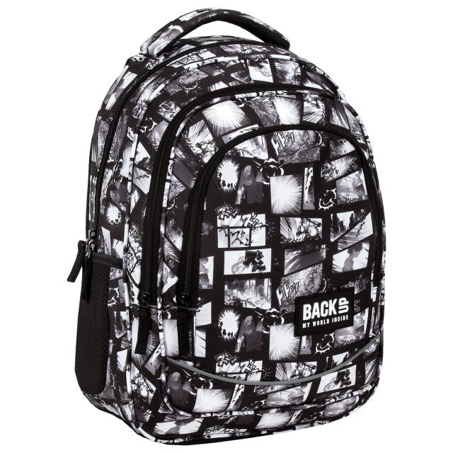 Mochila escolar BackUP X 41 Manga Comics, vista frontal