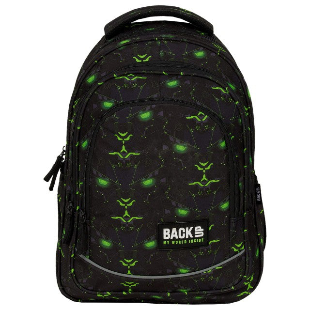 Mochila BackUP X 59 vista lateral com bolso para cantil